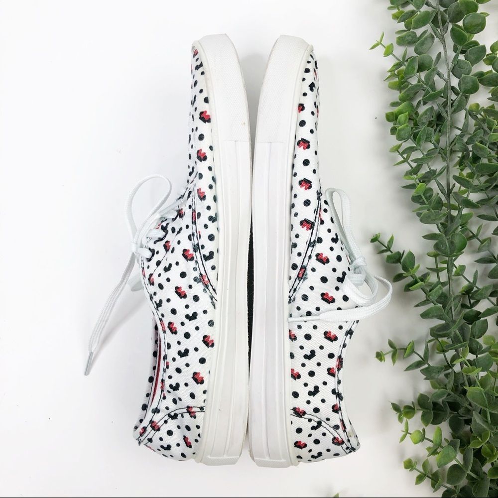 Disney Mickey Minnie Mouse Canvas Sneakers Size 11 - Picture 5 of 8